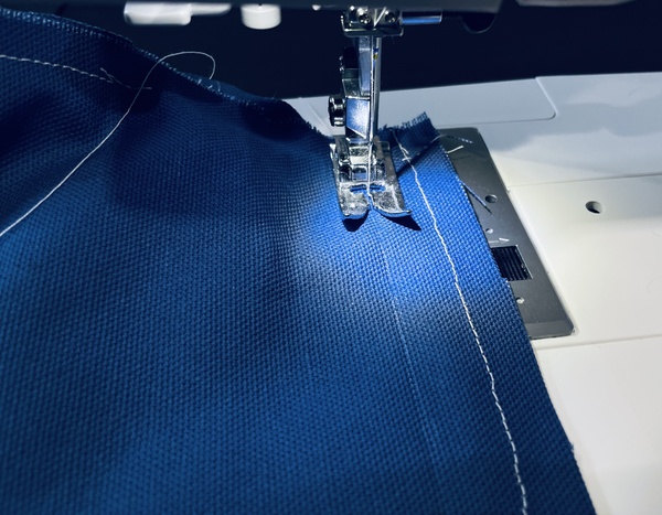 Re-stitch the side panel.