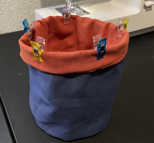 Fold it down another 1”.