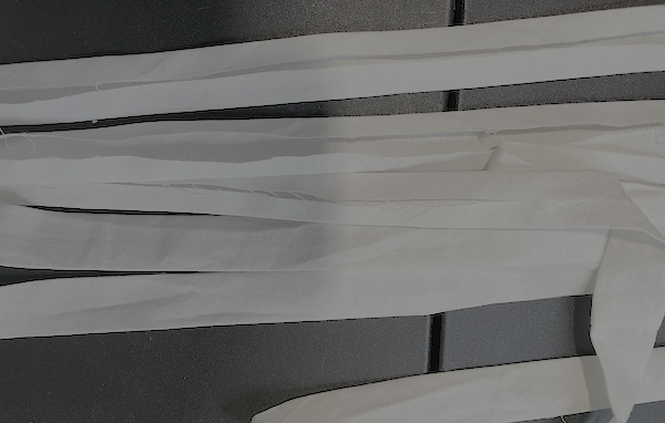 In total you will have a 120” strip with a width of 1.5”