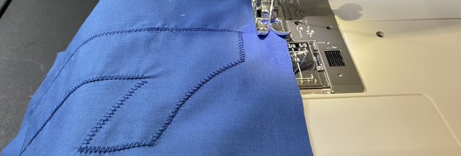 Sew on the right side with a 1/4” seam allowance