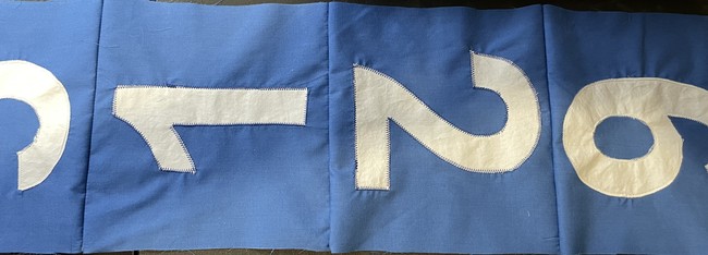 Place the next square on the right-most square on the indicated side