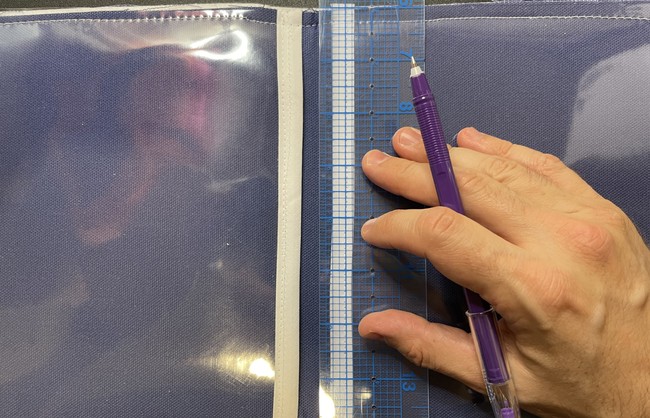 Draw a line down the middle