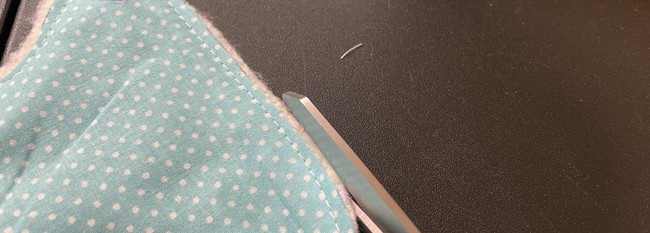 Trim excess batting if you are using batting