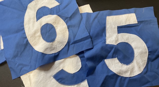 Keep track of which panels and ends go where. Mark with a heat erasable pen