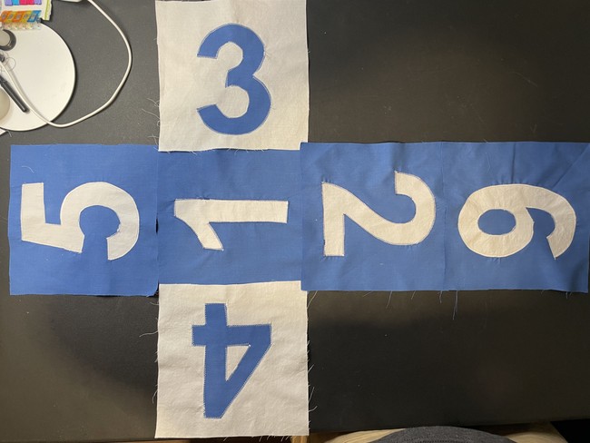 Arrange the panels in the correct order. Then keep track of which end goes where