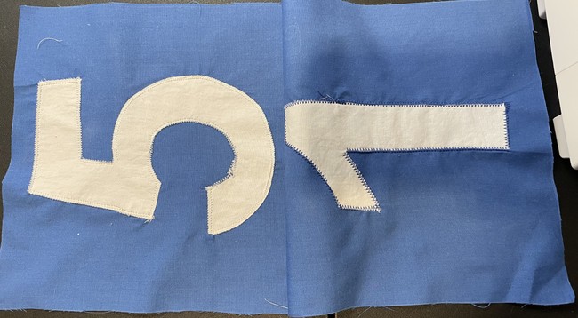 This is how it will look when you open the folds back up