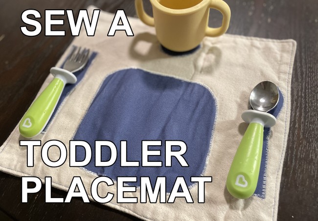 Sew a Toddler Placemat