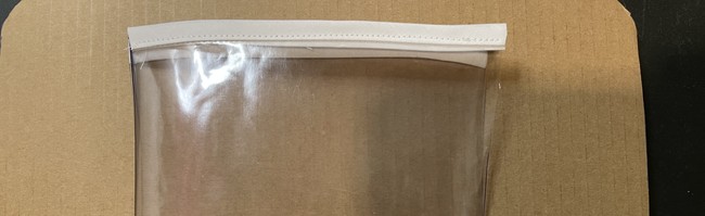 Your two top pieces with the bias edges sewn down