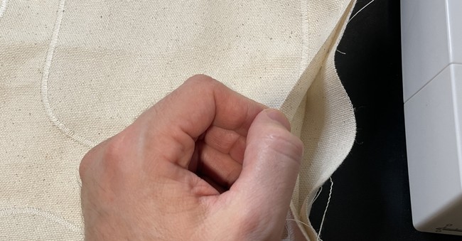 Leave a 2" gap for turning