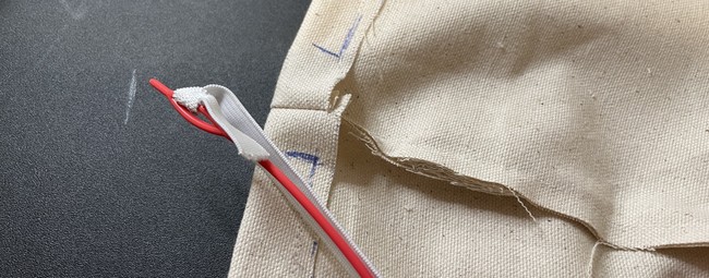 I like to use a specialized tool for threading casings