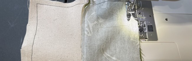 Sew around all sides with a 1/4” seam allowance