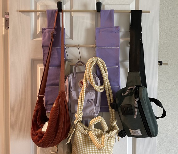 Sew a Handbag Closet Organizer in Three Steps