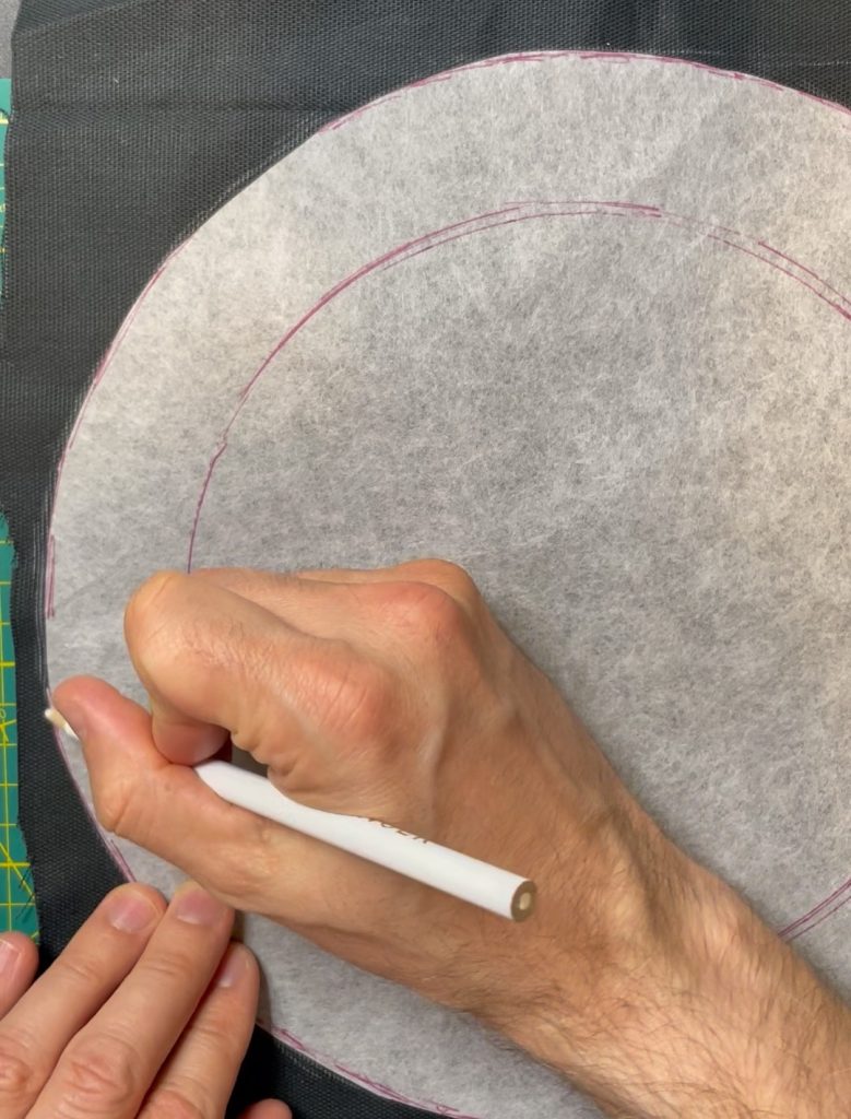 Cut this out and trace it onto your fabric