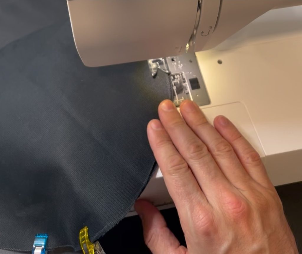 Stitch together using a 1/4” seam allowance. 