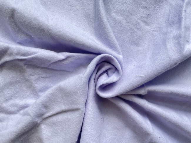 Soft and fuzzy, with a slight nap, flannel is a thicker cozier cotton good for blankets or pajamas